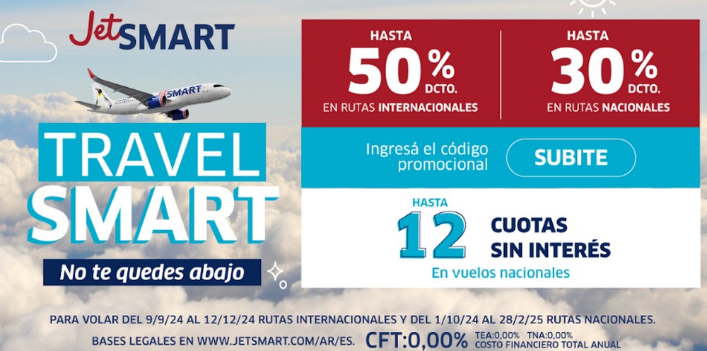 JetSMART trae “Travel SMART”