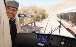 Scioli en El tren solar de Jujuy