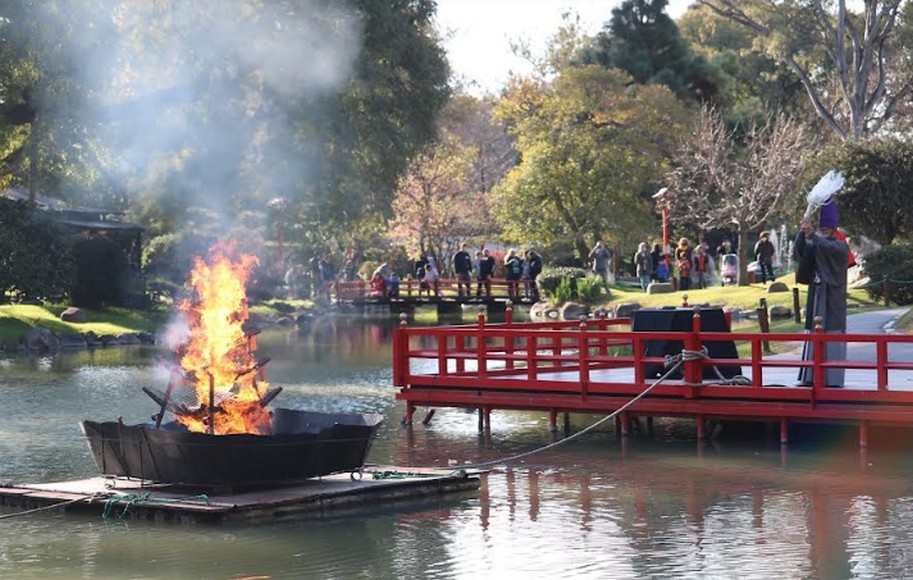 Jardín Japonés - Ceremonia del Fuego