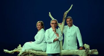 Chefs Bruno Barbieri, Hélène Darroze y Ángel León