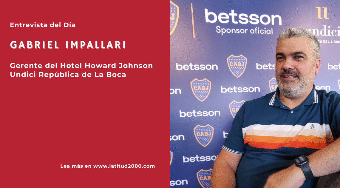 Gabriel Impallari, Gerente General Hotel Howard Johnson Undici La Boca