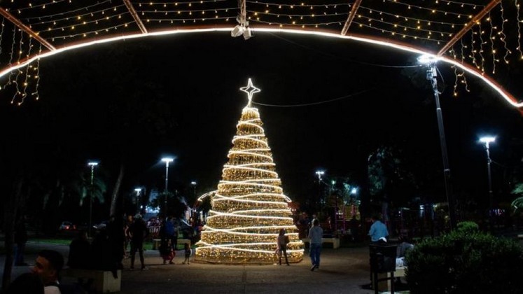 Encendido árbol navideño Tucumán