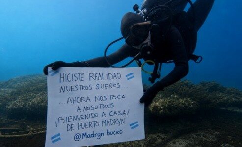 Puerto Madryn y la carta al Messi
