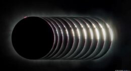 Eclipse desde el cielo