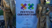 Azul se viste de Cervantes