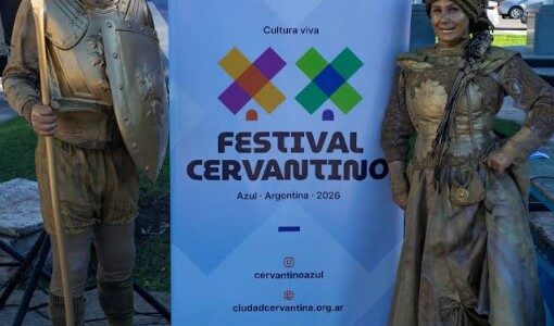 Azul se viste de Cervantes